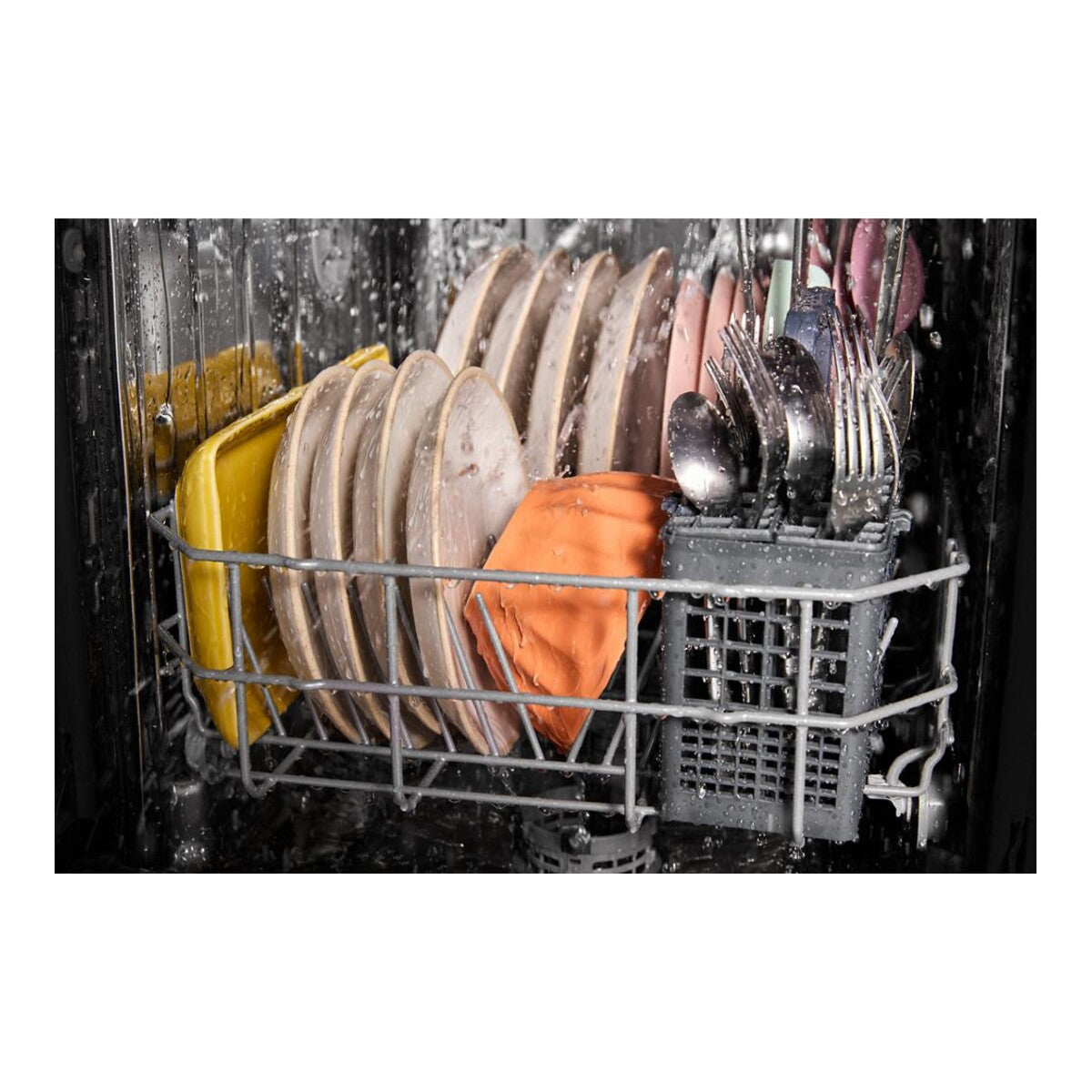 18" Stainless Steel Dishwasher with Half Load Cycle and Triple Spray Arms - 48 dBA