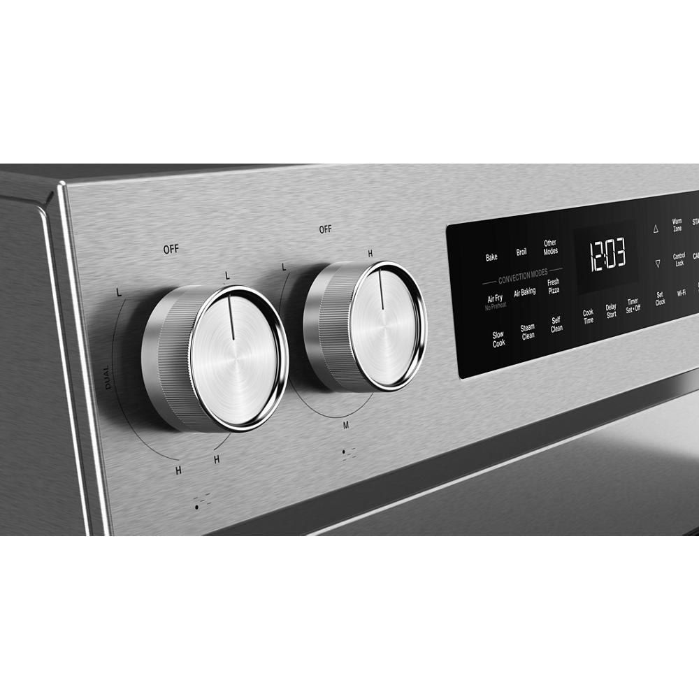 5.3 Cu. Ft. Smart Freestanding Electric Range with Convection Cooking Modes