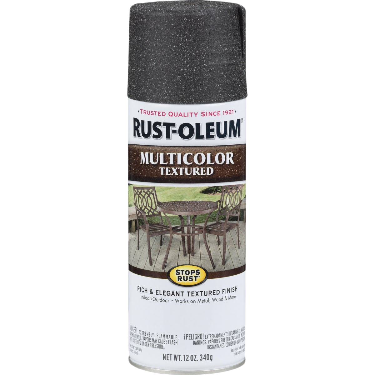 Multicolor textured spray paint for indoor and outdoor metal and wood surfaces in Home Improvement under $50