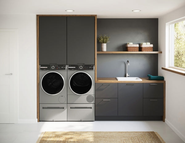 800 Series, Heat Pump Dryer, Pearl Steel