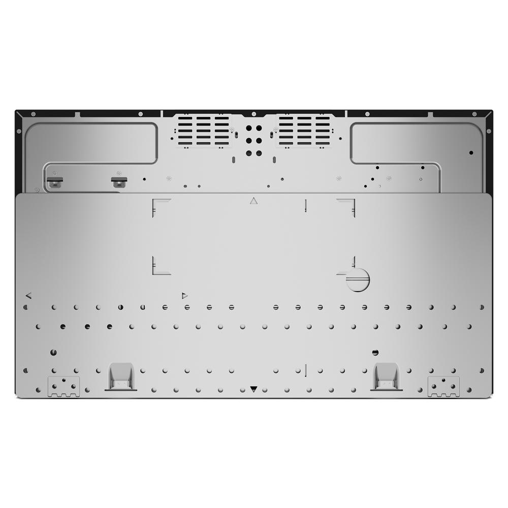 Underside view of stainless steel over-the-range microwave from kitchen and microwaves collection