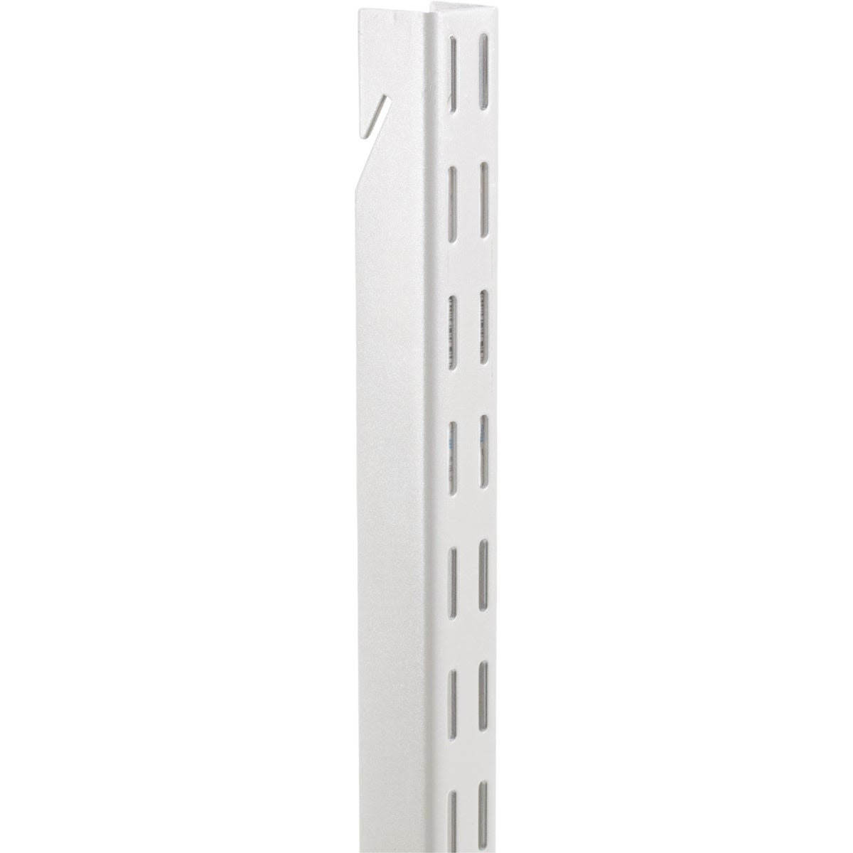 Heavy-gauge steel upright with epoxy finish for adjustable storage in FreedomRail and home organization collections under $50