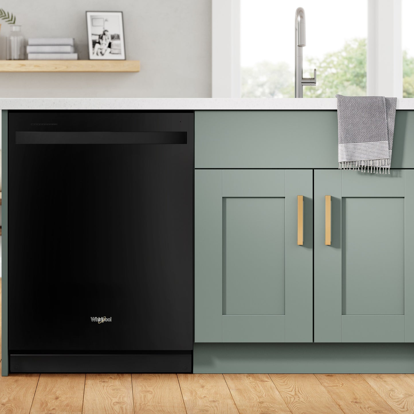 24” Stainless Steel Dishwasher with AI Intelligent Wash and Tall Top Rack
