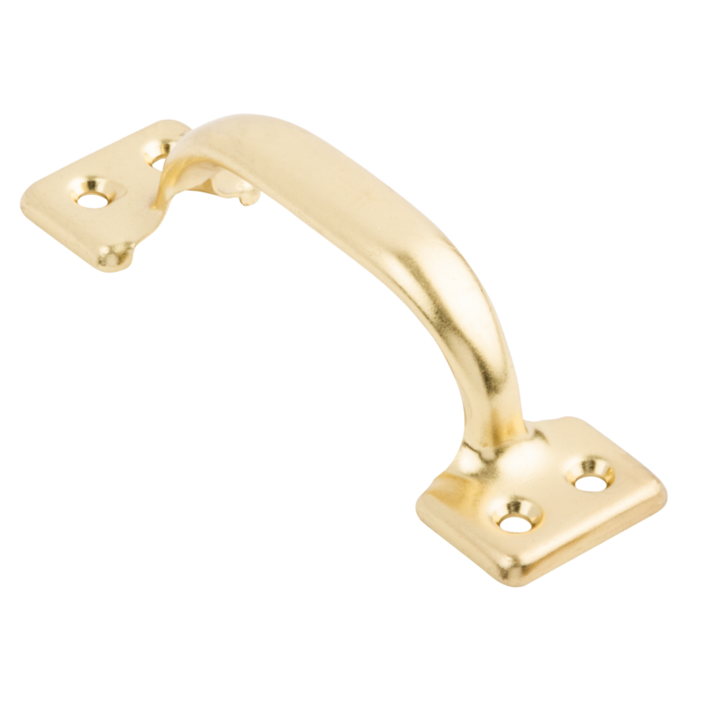 Bright brass window sash lift with sturdy cold-rolled steel construction for doors and windows under $50 collection