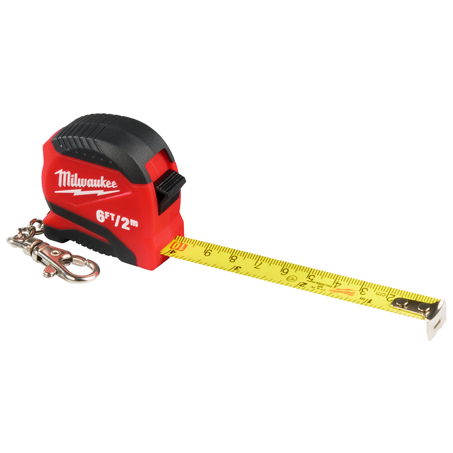 Milwaukee 6ft/2m Keychain Tape Measure
