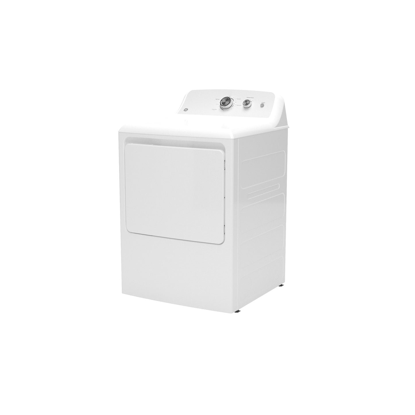 GE® 6.2 cu. ft. Capacity Gas Dryer with Up To 120 ft. Venting and Shallow Depth