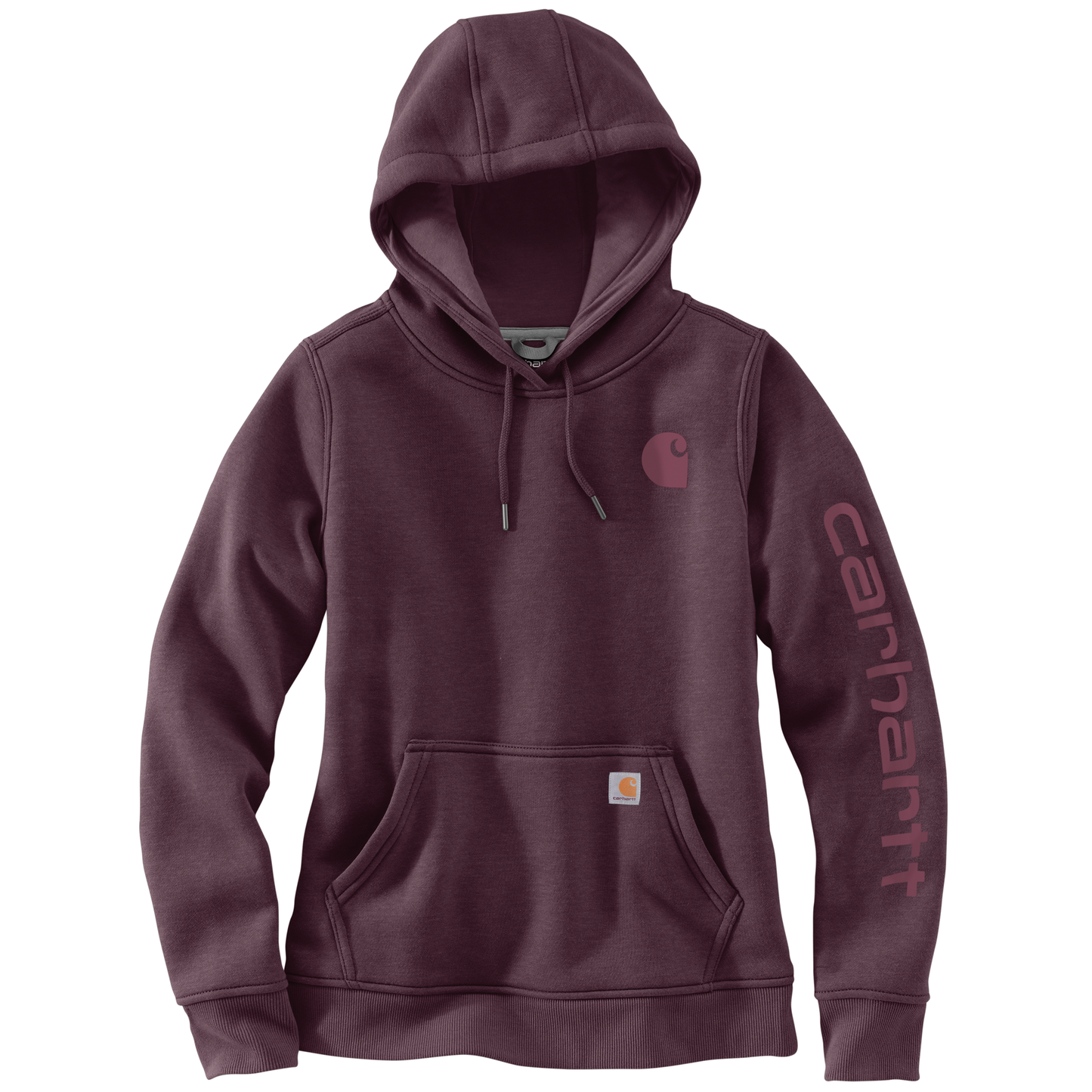 Carhartt Women's Relaxed Fit Midweight Logo/Sleeve Graphic Hoodie