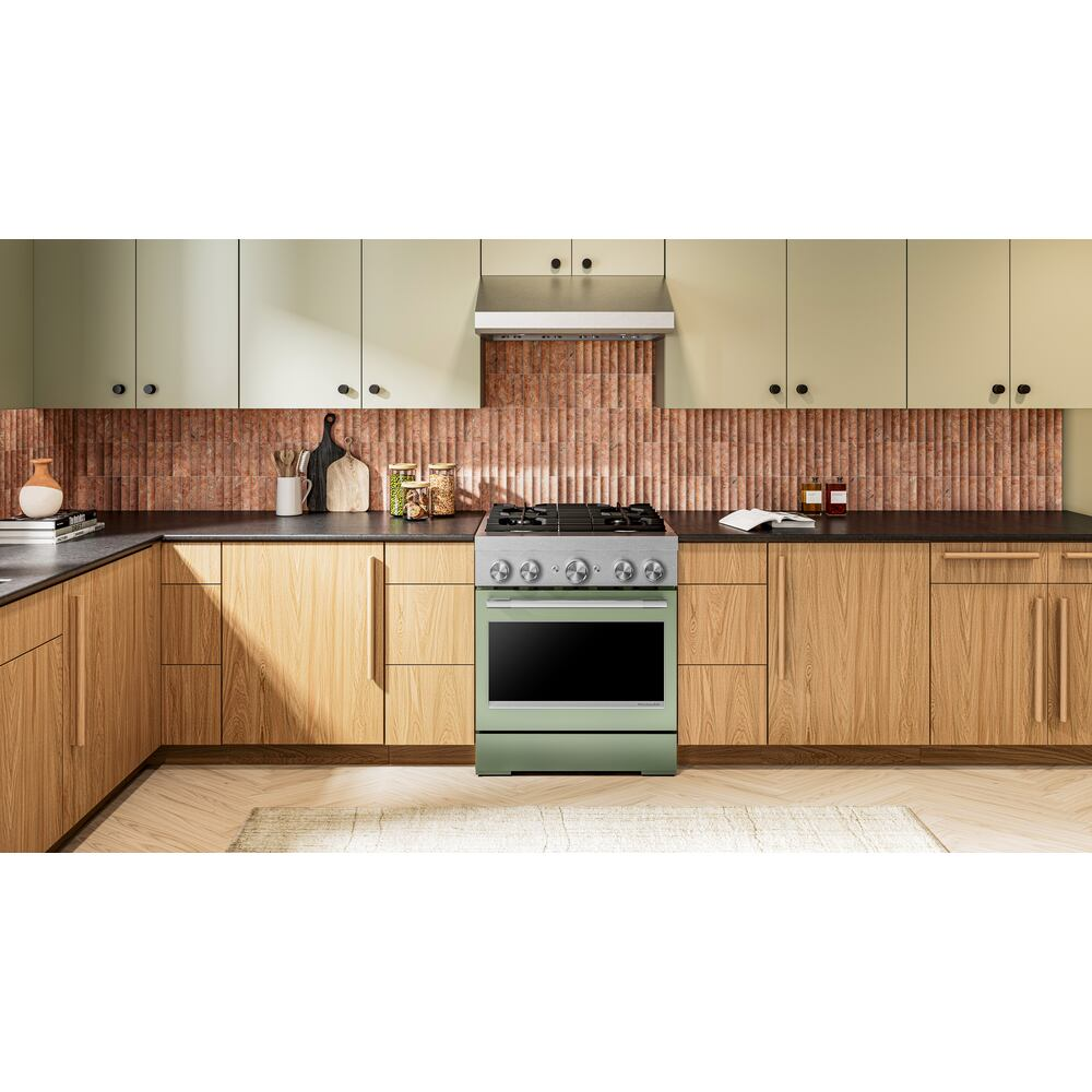 30-Inch 4 Burner Commercial-Style Dual Fuel Range with No Preheat Air Fry Mode