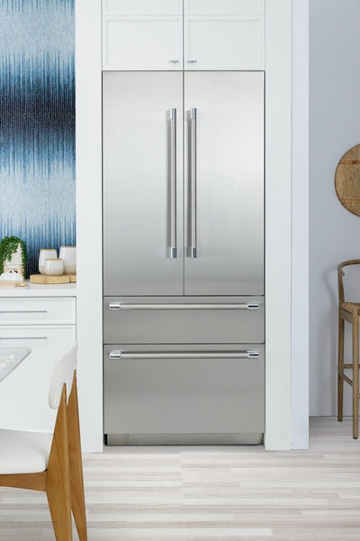 Freedom®, Built-in French Door Bottom Freezer, 36'', Stainless Steel