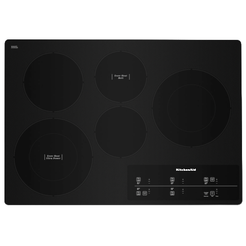 30" Electric Cooktop with 5 Elements and Touch-Activated Controls