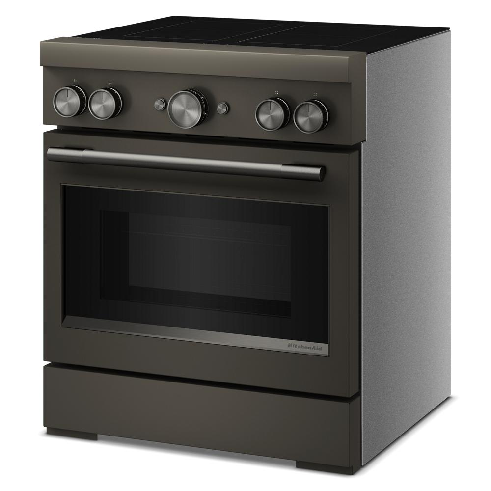 30-Inch 4-Element Induction Freestanding Commercial-Style Range with Air Fry