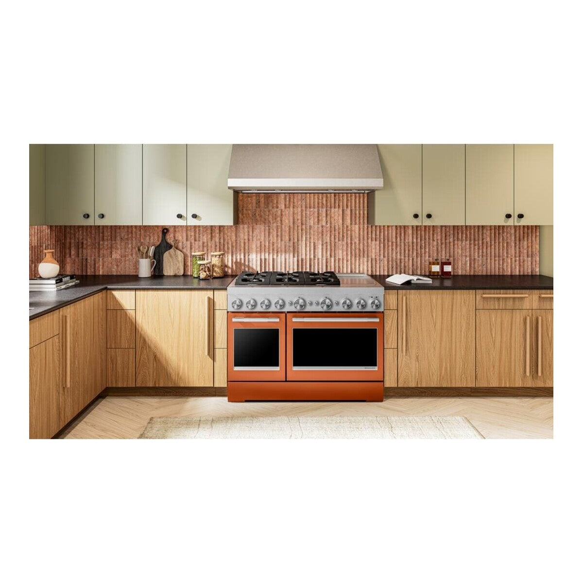 48-Inch 6 Burner Commercial-Style Dual Fuel Range with Griddle
