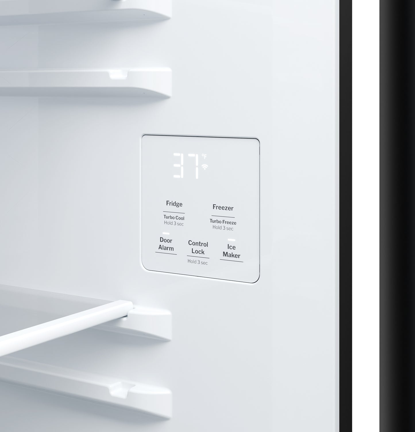 GE® ENERGY STAR® 23.6 Cu. Ft. Counter-Depth Side-By-Side Refrigerator with Extra Tall Dispenser and In-Door Icemaker