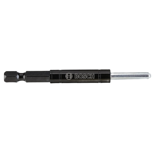 Black hex-shank pilot bit for diamond hole saws with durable construction steel for power tool and home improvement use