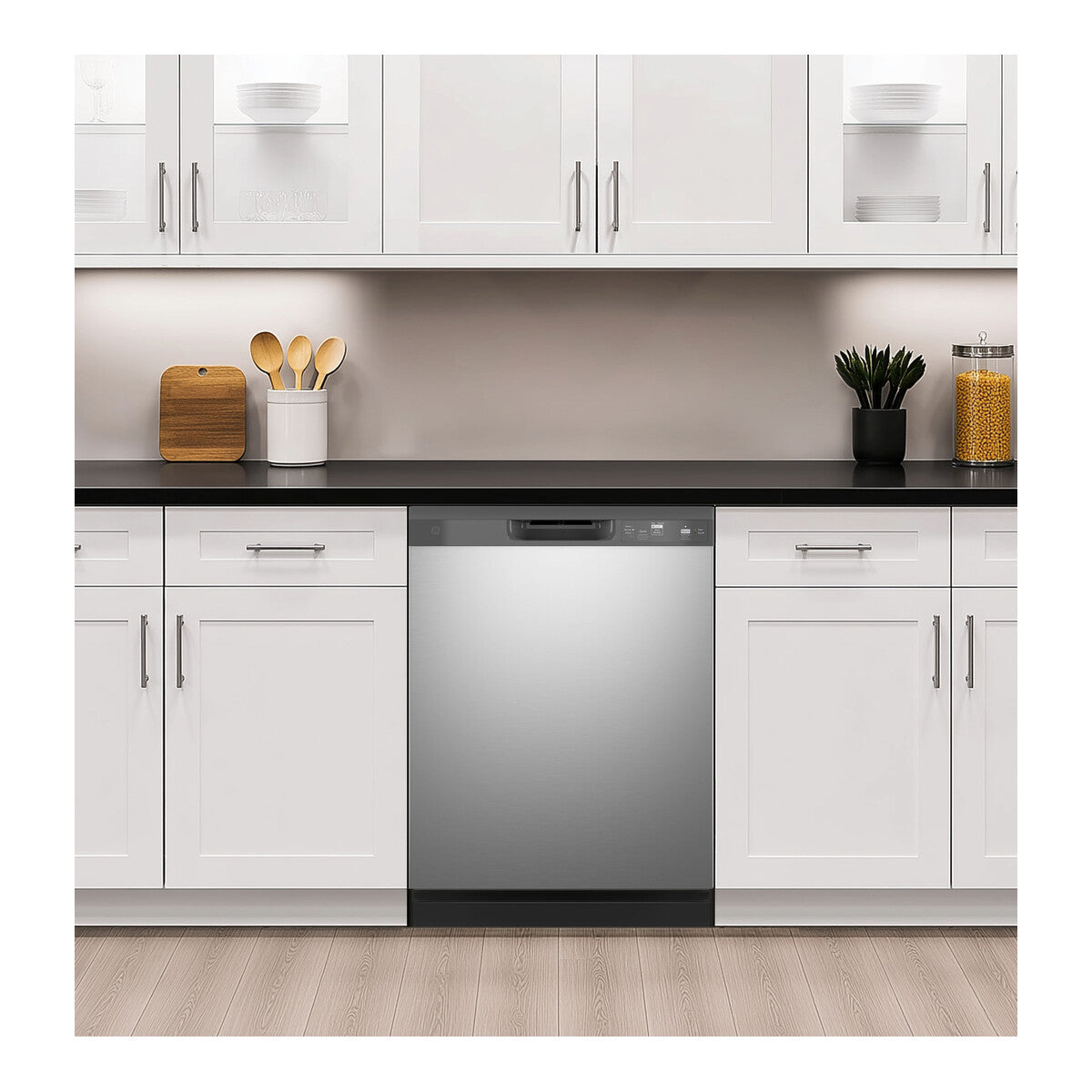 GE® Dishwasher with Front Controls