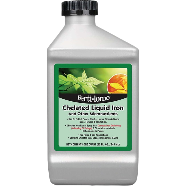 perky plant fertilizer Fertilome Chelated Iron Liquid 32oz