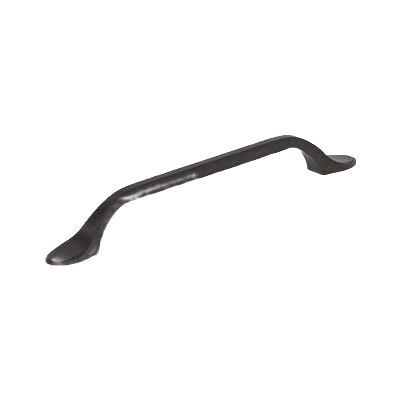 Sleek oil-rubbed bronze cabinet pull in hardware collection, ideal for home improvement and furniture accessories projects