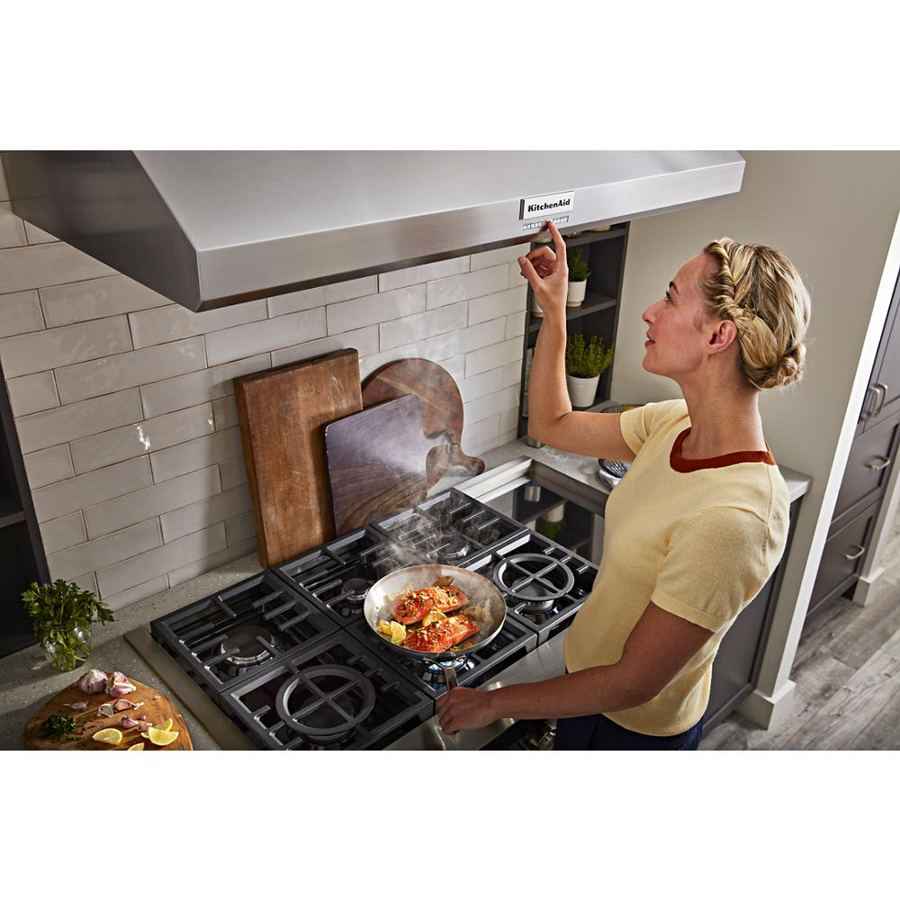 48'' 585 or 1170 CFM Motor Class Commercial-Style Wall-Mount Canopy Range Hood