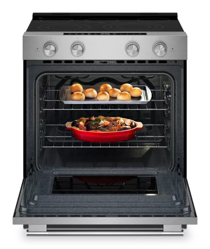 5.3 Cu. Ft. Smart Slide-in Electric Range with Convection Cooking Modes