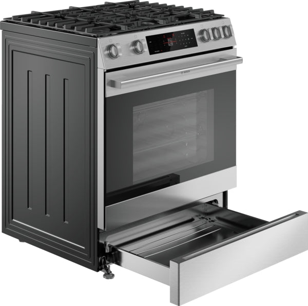 300 Series, Slide-in Gas Range, Stainless Steel