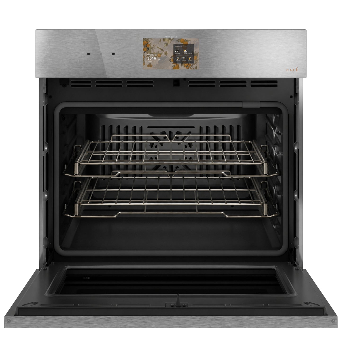 CAFÉ™ 30" Smart Built-In Convection Single Wall Oven in Platinum Glass