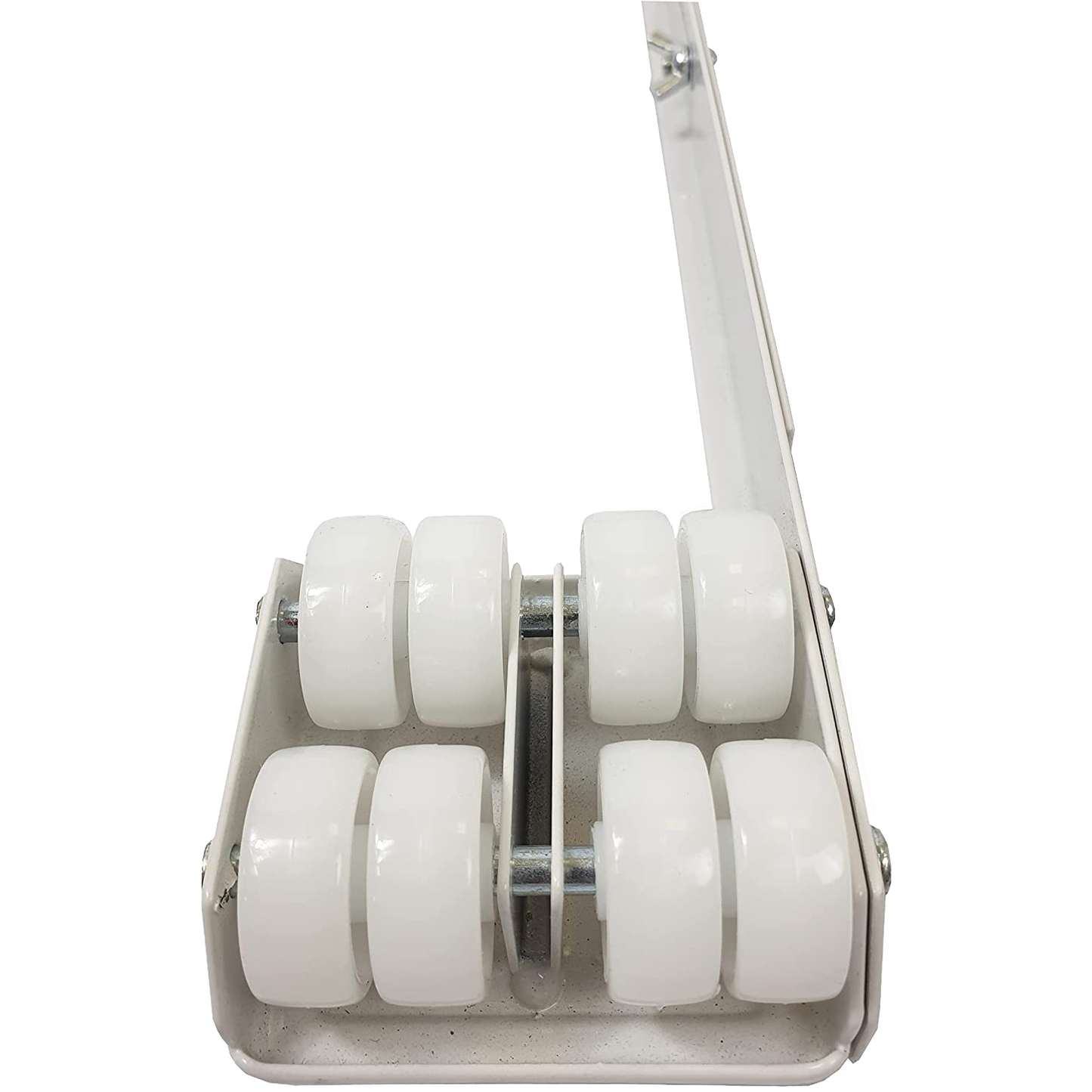 Heavy-duty steel appliance roller with white wheels for moving furniture in Hardware and Furniture Accessories collections
