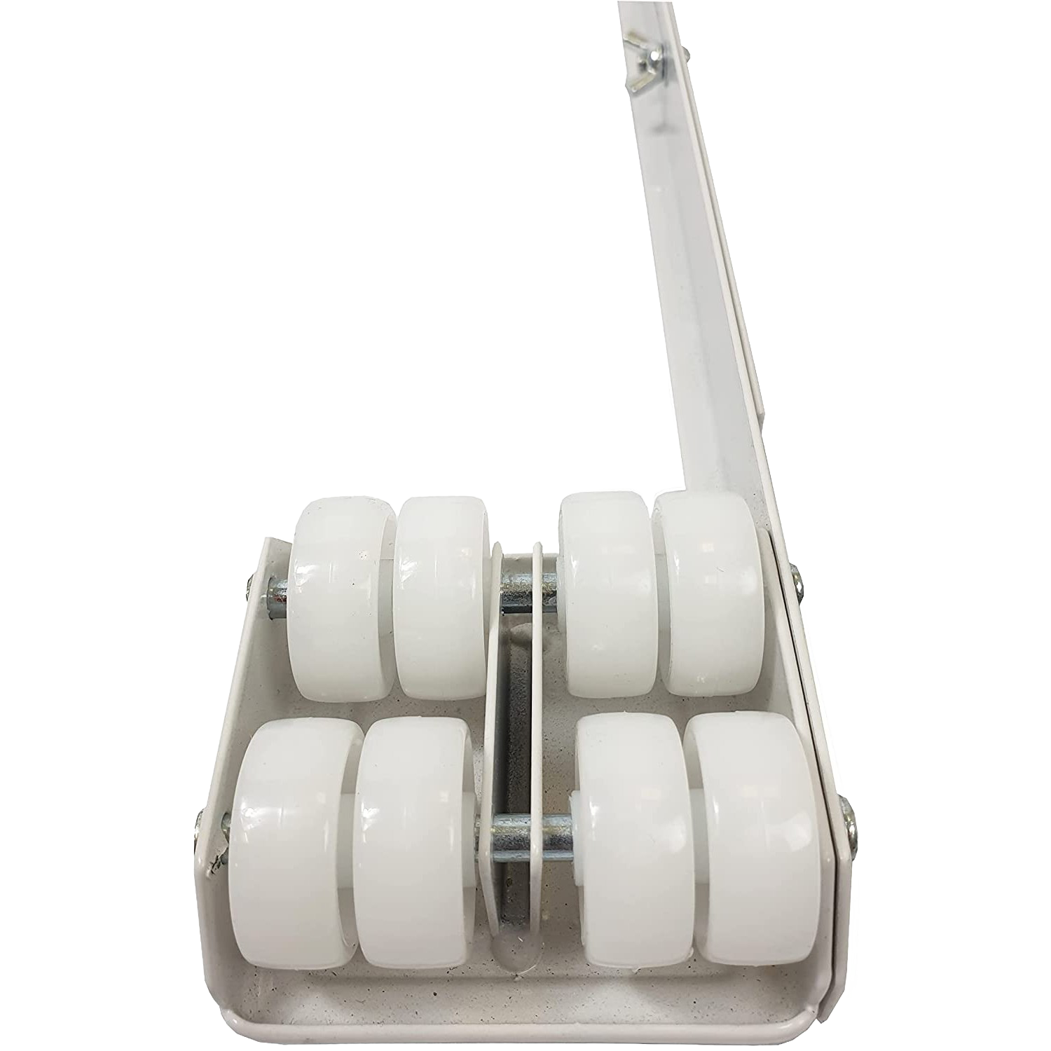 Heavy-duty steel appliance roller with white wheels for moving furniture in Hardware and Furniture Accessories collections