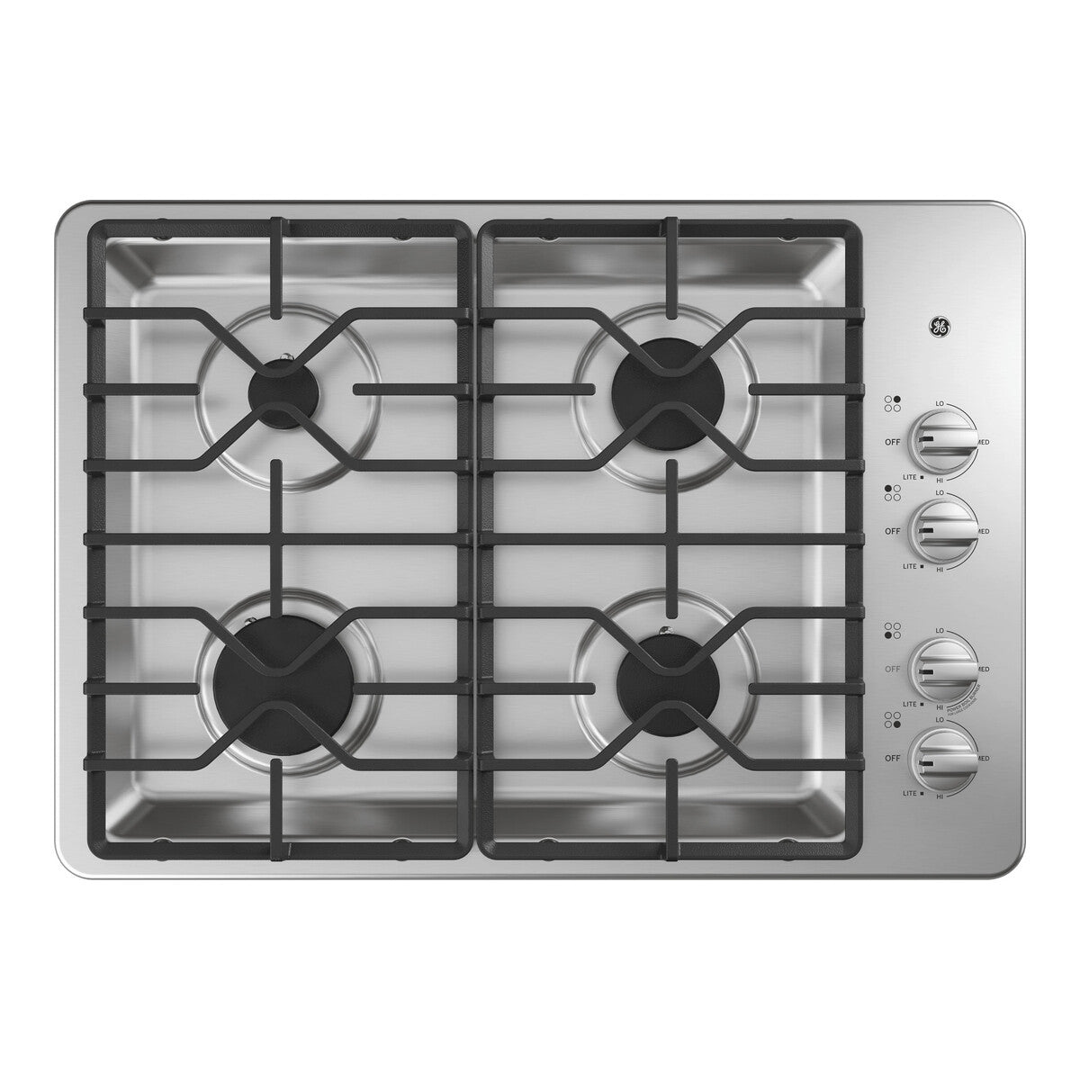GE® 30" Built-In Gas Cooktop with Dishwasher-Safe Grates