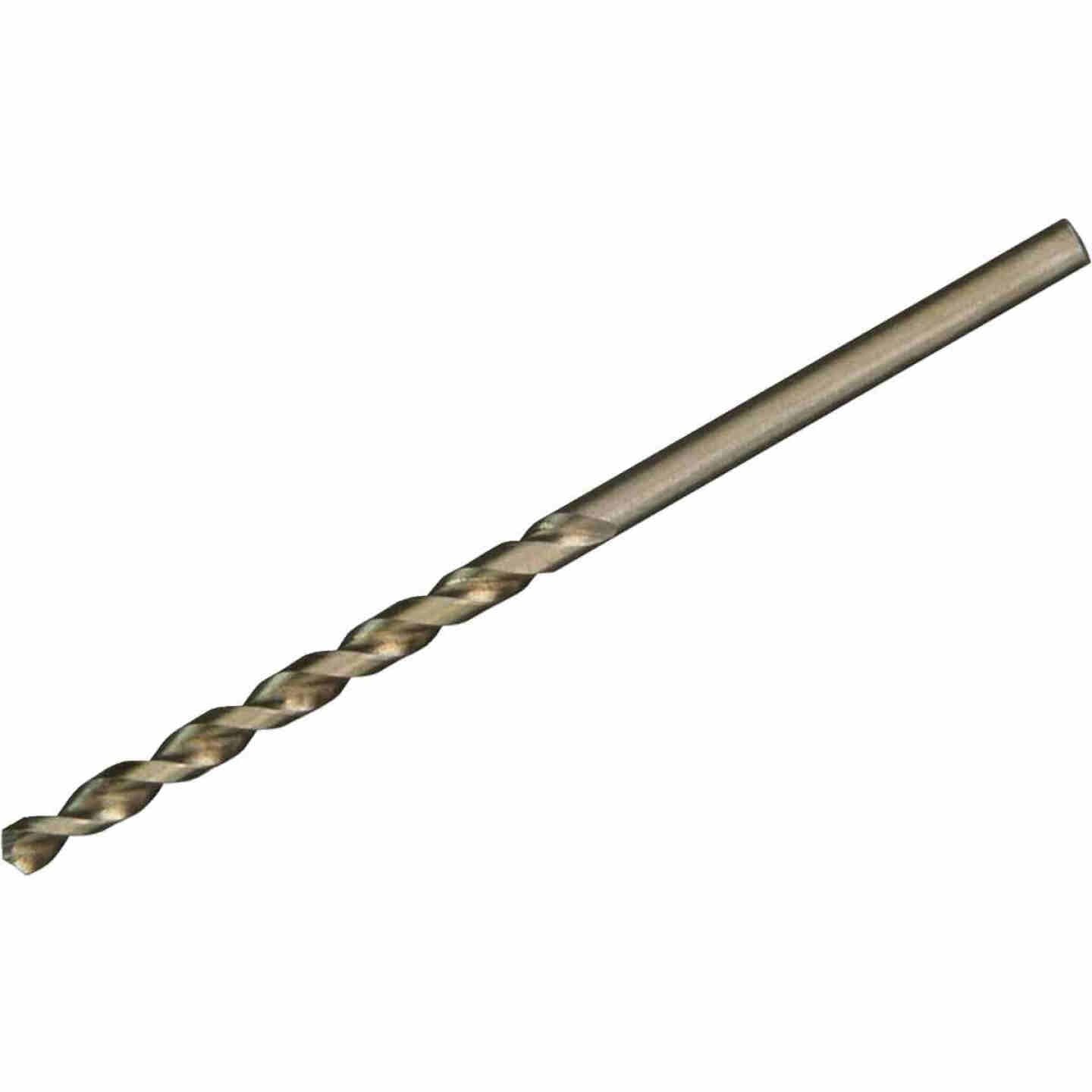 Cobalt drill bit with tapered web design for durability in power tool accessories and home improvement tools collections