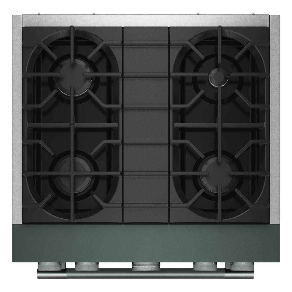 30-Inch 4 Burner Commercial-Style Dual Fuel Range with No Preheat Air Fry Mode
