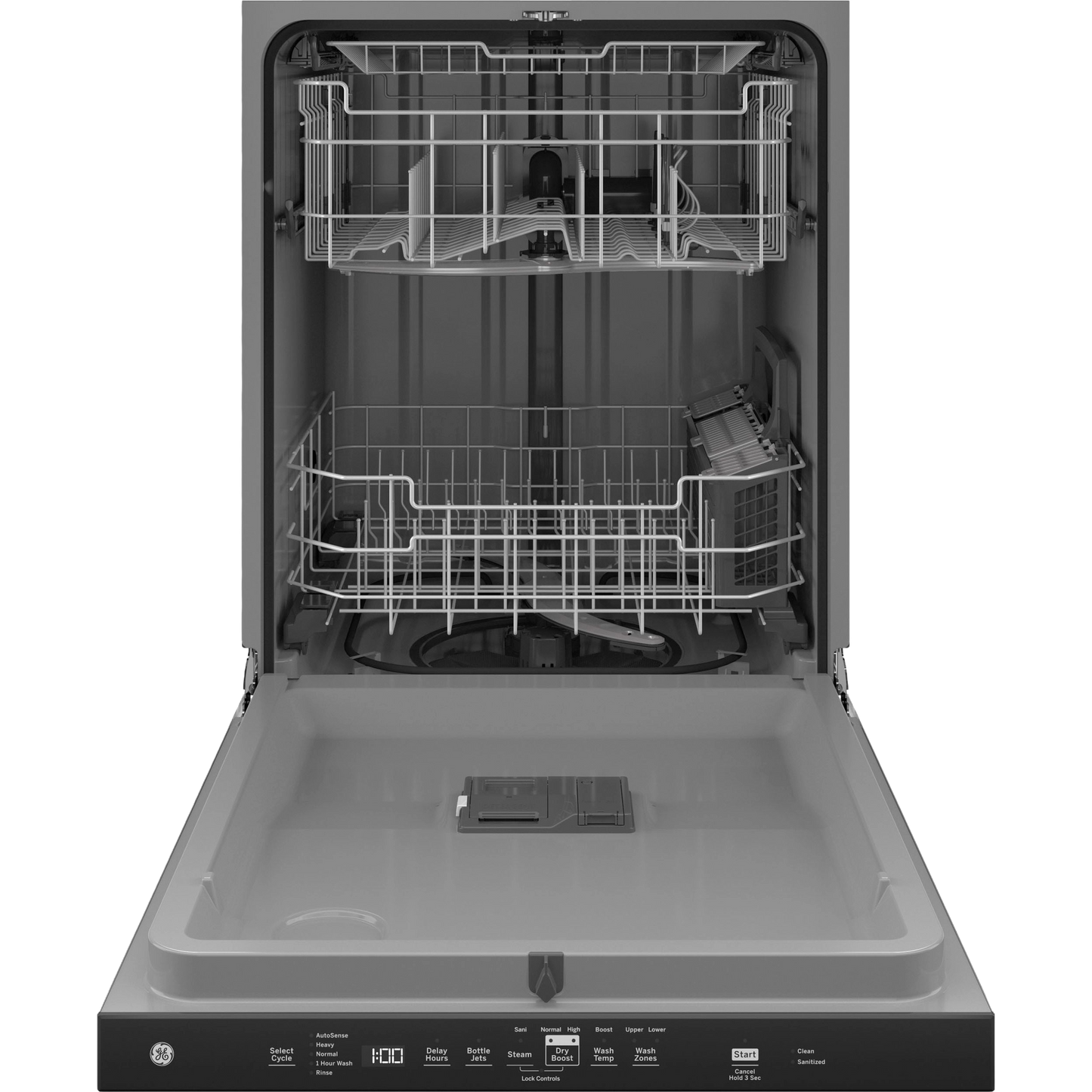 GE® ENERGY STAR® Top Control with Plastic Interior Dishwasher with Sanitize Cycle & Dry Boost