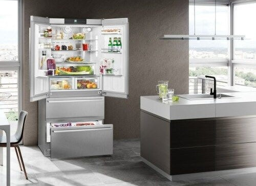 Freestanding French Door Refrigerator/Freezer 36", Ice Maker