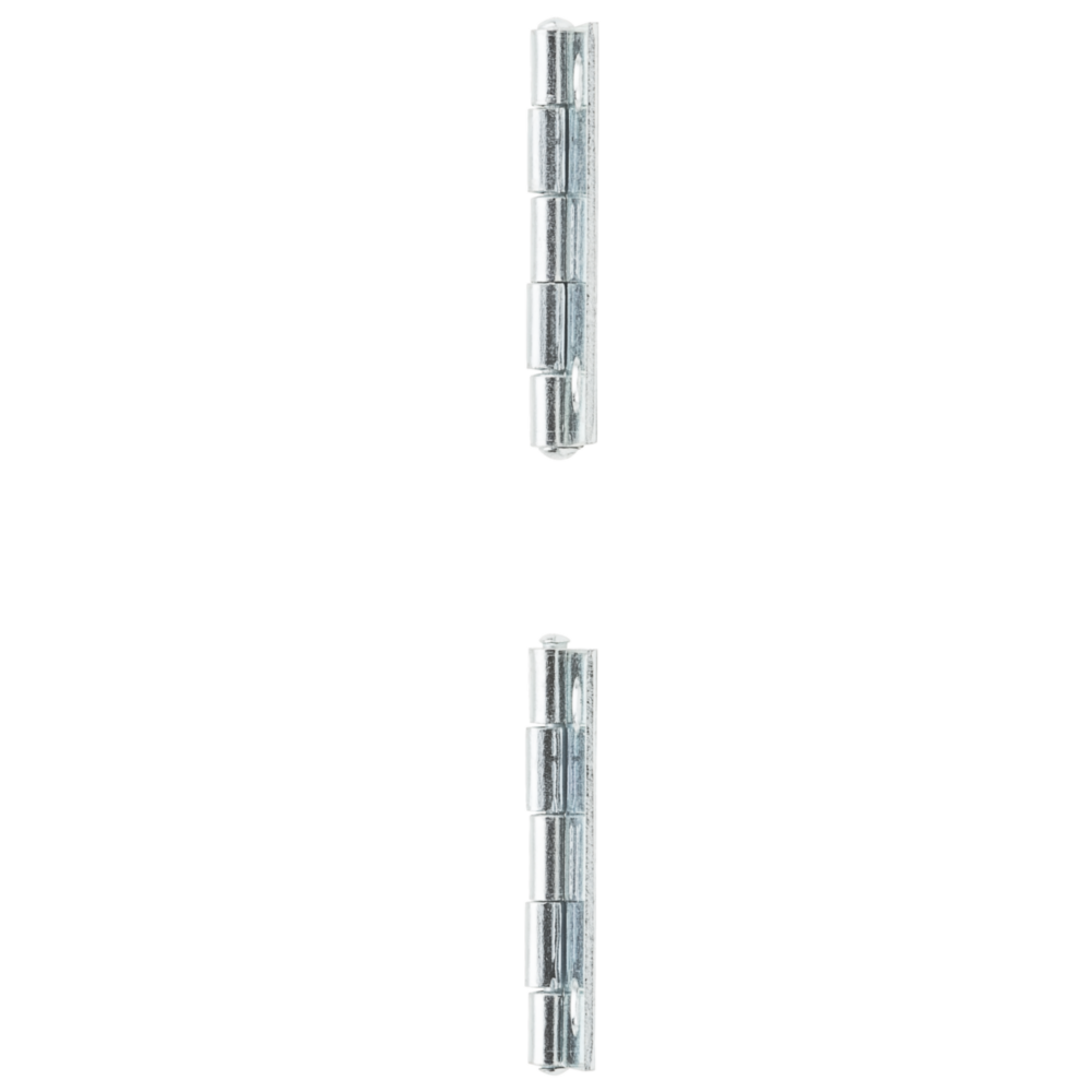 Pair of narrow zinc tight-pin hinges with satin brass accents for door hardware and home improvement under $50