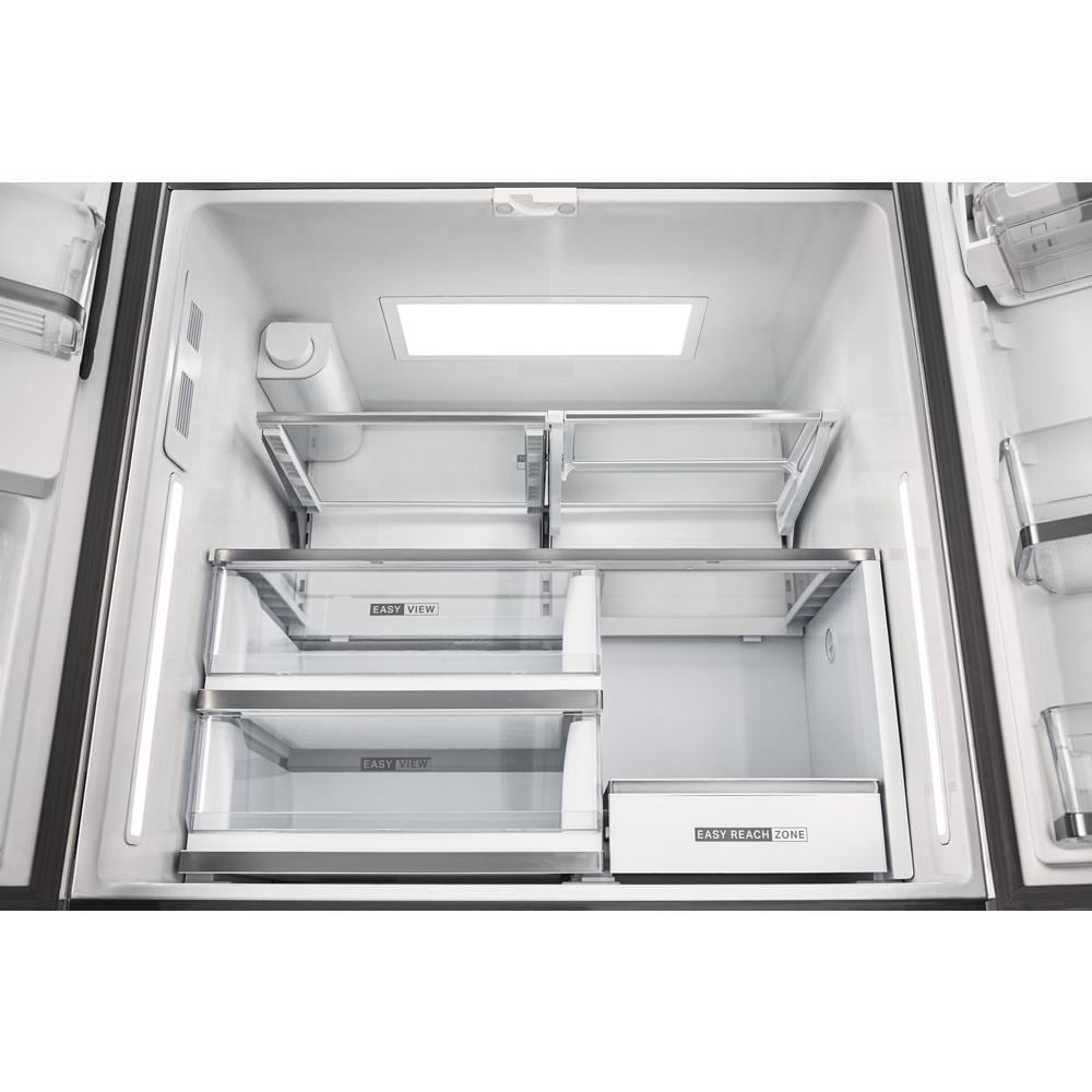 36-inch Wide True Counter Depth 4-Door French Door Refrigerator - 22 cu. ft.