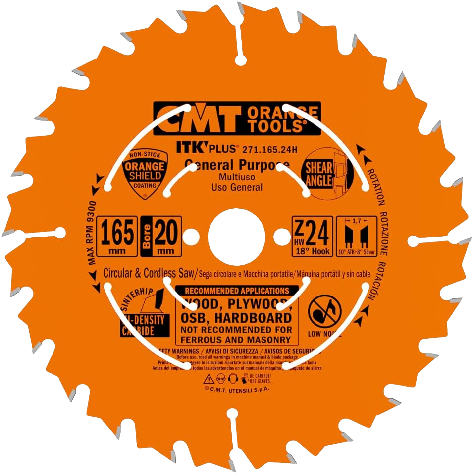 CMT Orange Tools 6-1/2" 24T Fast Framing Saw Blade