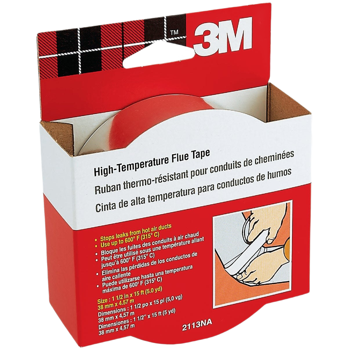 High-temperature flue tape in red packaging for plumbing and home improvement under $50 collection