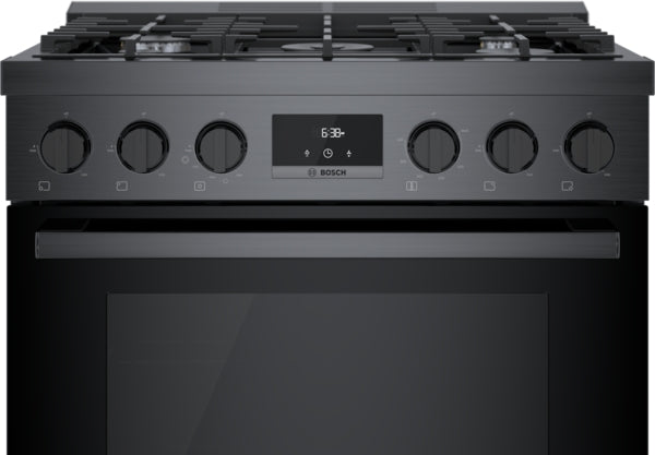 800 Series, Gas Freestanding Range, 30'', Black Stainless Steel