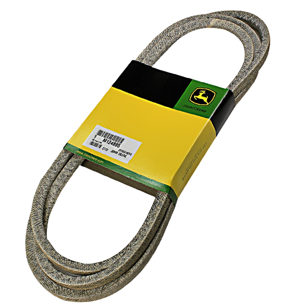 Mower drive flat belt with durable construction, designed for tools and home improvement equipment maintenance tasks