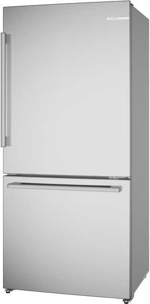 100 Series, Freestanding Bottom Freezer Refrigerator, Stainless steel (with anti-fingerprint), Total No Frost