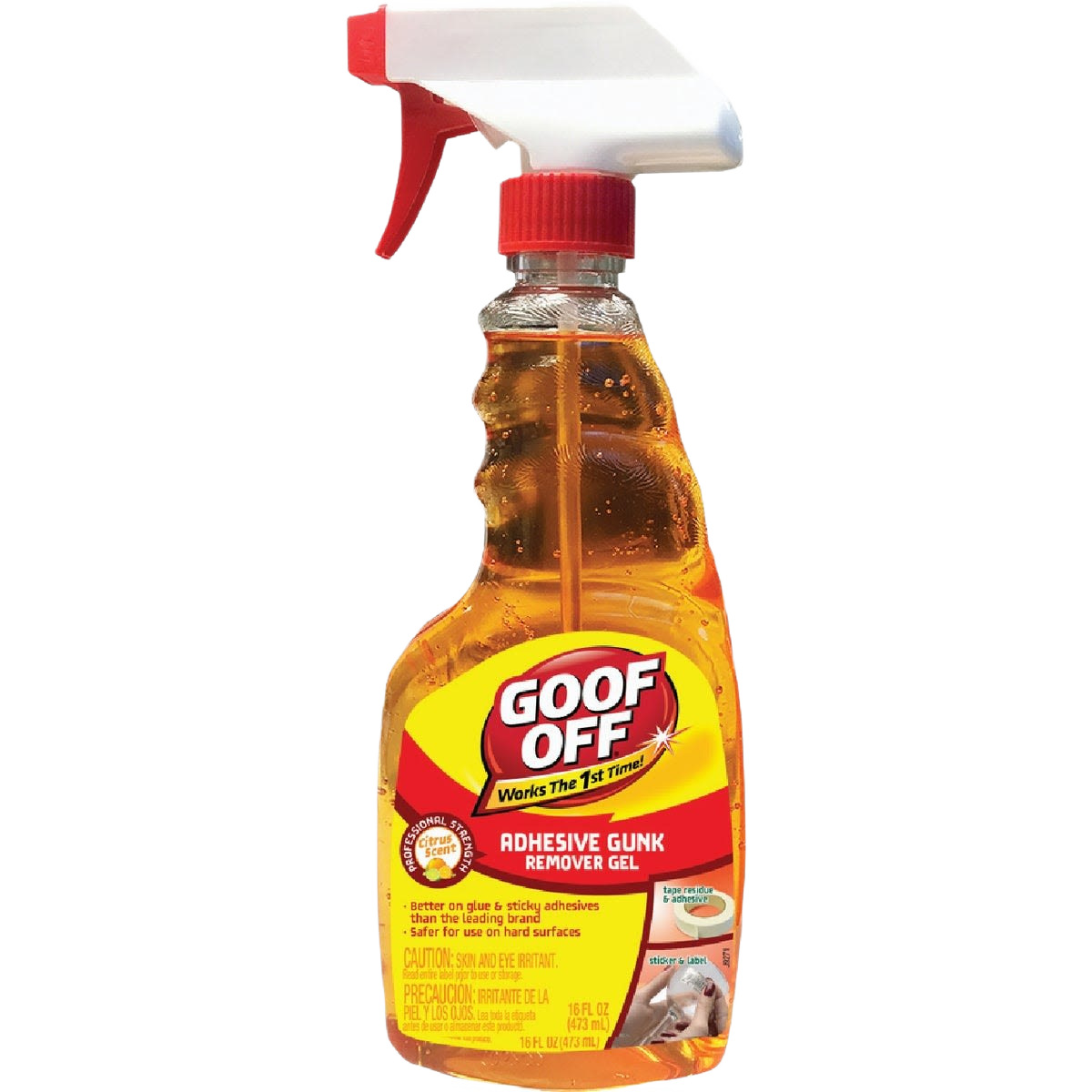 Spray gel adhesive and gunk remover with trigger nozzle for cleaning and glue removal under $50 category
