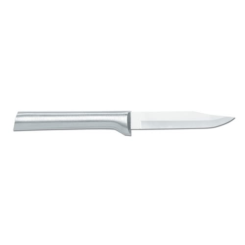 Sharp paring knife with satin-finish cast aluminum handle and stainless steel blade in Kitchenware and Cooking Utensils collections