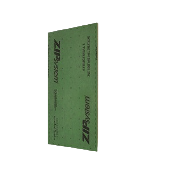 Green structural sheathing panel designed for wall construction in tools and home improvement projects