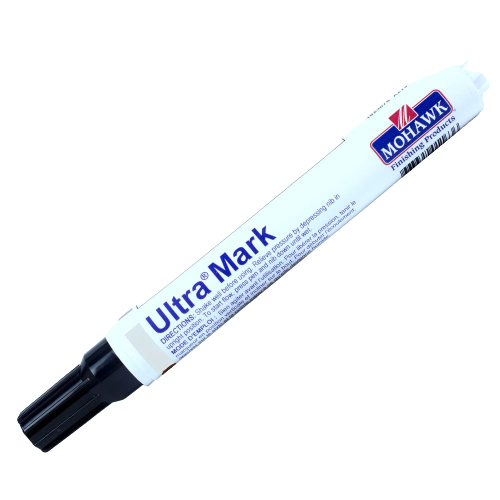 White touch-up marker with blue text for staining and finishing wood surfaces in home improvement projects under $50 collection