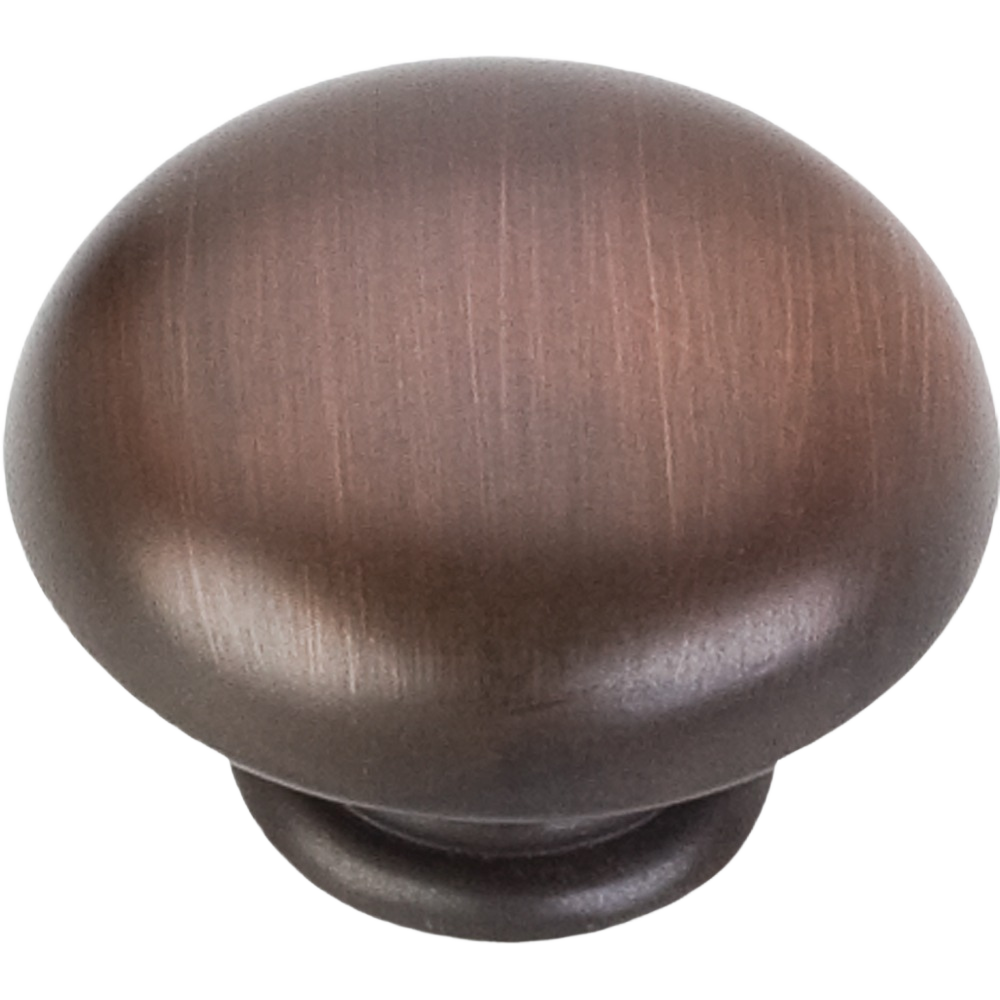 Brushed oil rubbed bronze cabinet knob with plain Gatsby design, suitable for hardware and furniture accessories collections