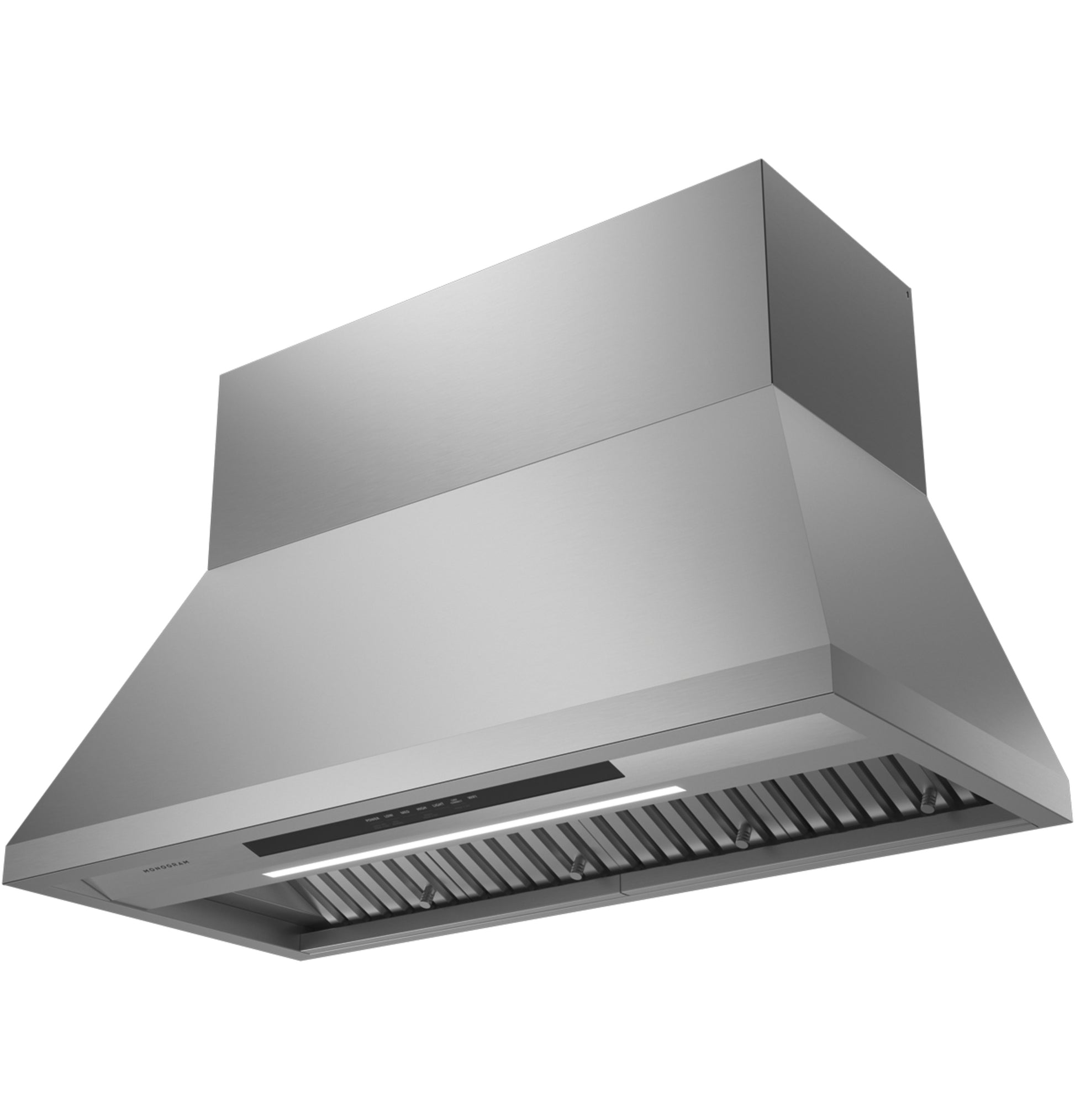 Stainless steel professional range hood from the Over the Range Hoods collection for modern kitchen and home improvement.