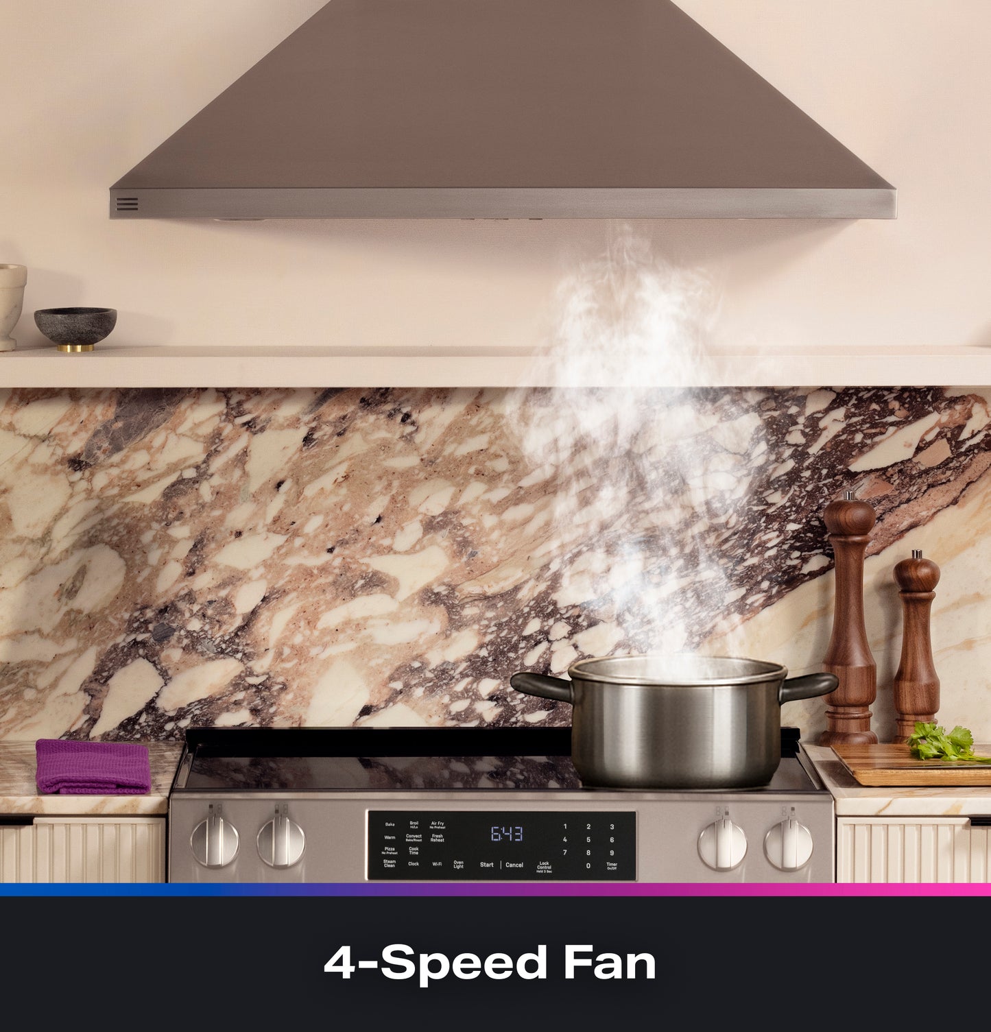 GE Profile 36" Wall-Mount Vent Hood with Clean Air Sensors