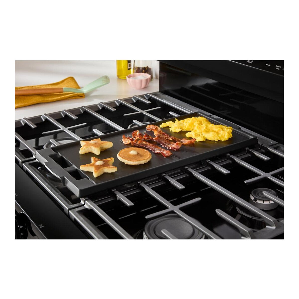 30-inch Gas Range with Air Cooking Technology, No Preheat Air Fry and Air Baking and Self Clean