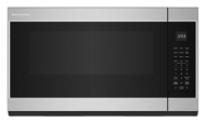 Stainless steel microwave hood combination with digital control panel from KitchenAid microwaves and appliances collection