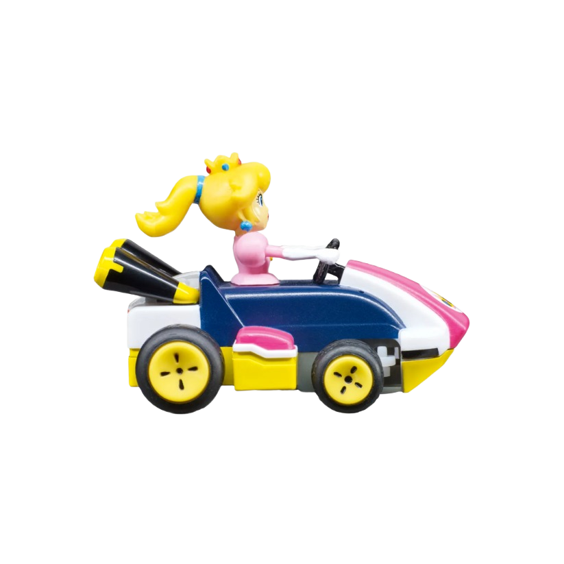 Mini remote-controlled racer in blue and pink with yellow wheels from Vehicles & Remote Controlled Toys under $50 collection