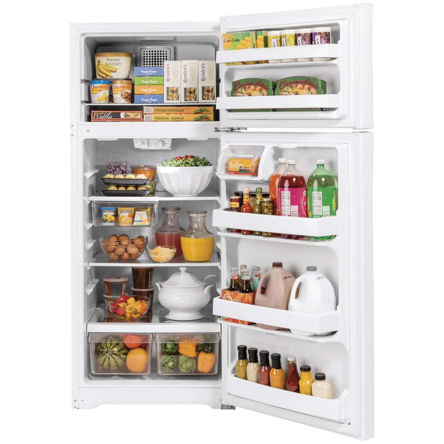 GE® 17.5 Cu. Ft. Top-Freezer Refrigerator